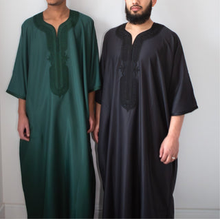 Samee’s Collection- Mens Moroccan thobe- Royal Green