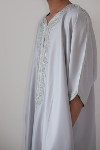 Samee’s Collection- Mens Moroccan thobe- Grey