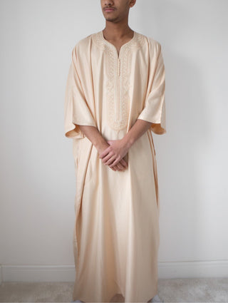 Samee’s Collection- Mens Moroccan thobe- Tan