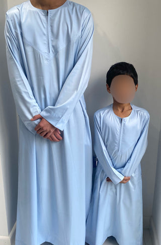 Ayman’s Omani Jubba Collection- Baby Blue